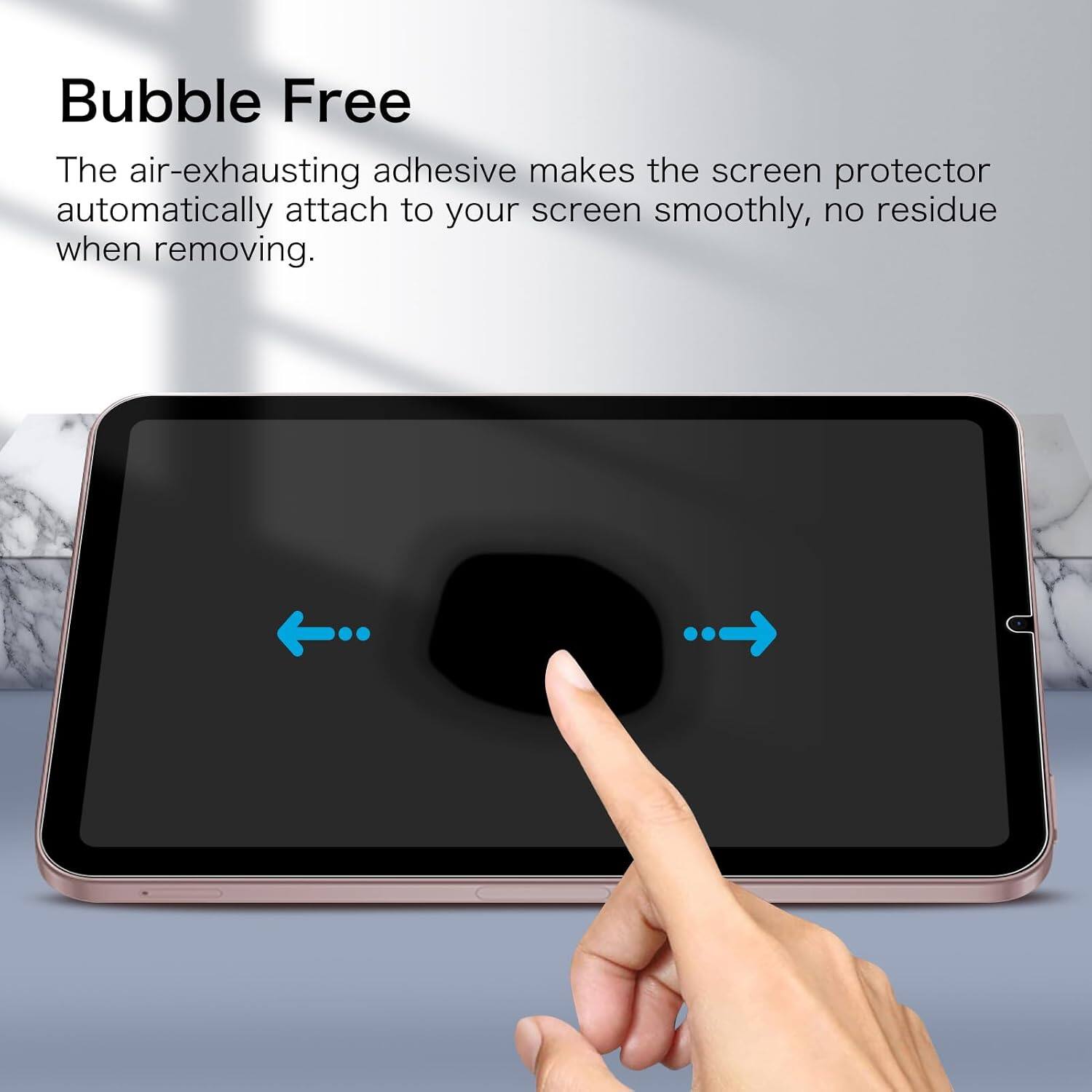 Bubble Free

The air-exhausting adhesive makes the screen protector automatically attach to your screen smoothly, no residue when removing.