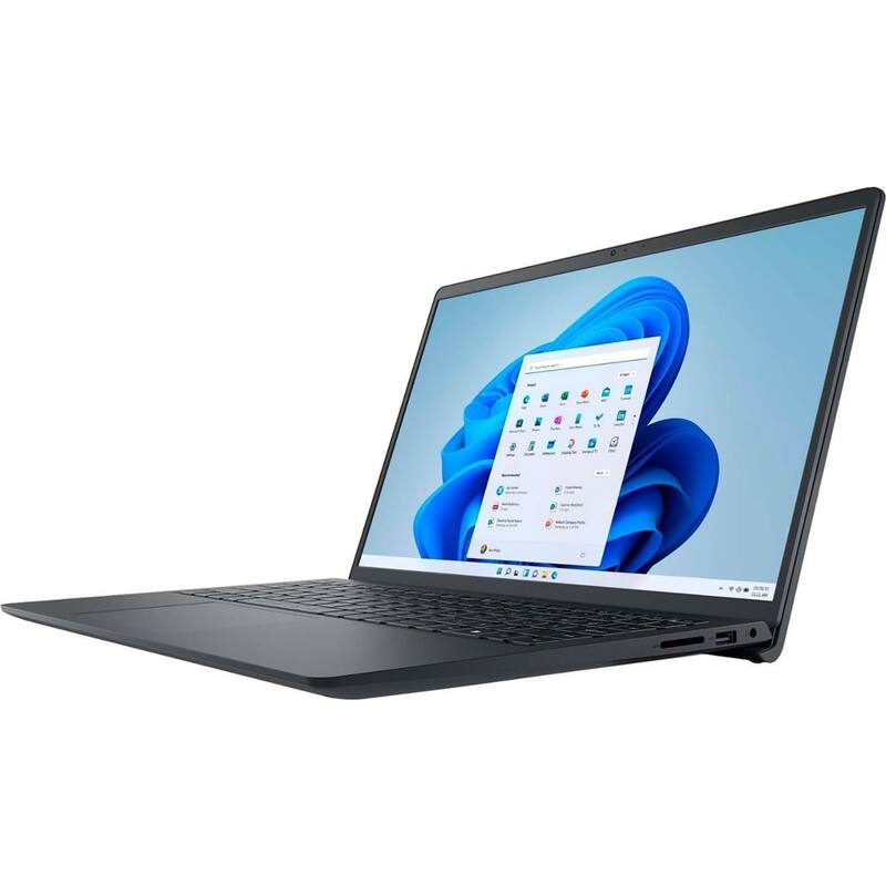 Alt View 3. Dell - Dell - 15.6" FHD Touchscreen Laptop - Intel Core i7 1355U 2023 - 64GB Memory - 2TB Storage - Carbon Black - Black.