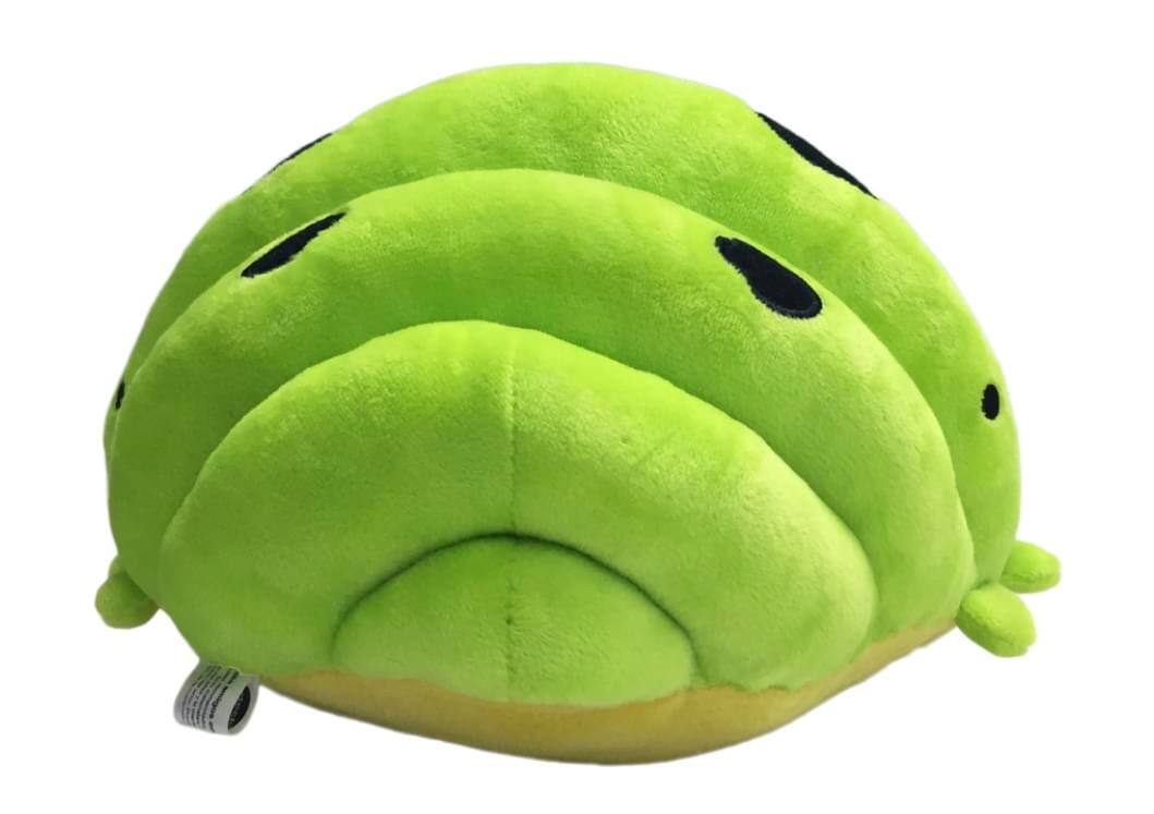 Alt View 1. Golden Bell Studios - Jeff the Fatterpillar 12 Inch Plush - Green.