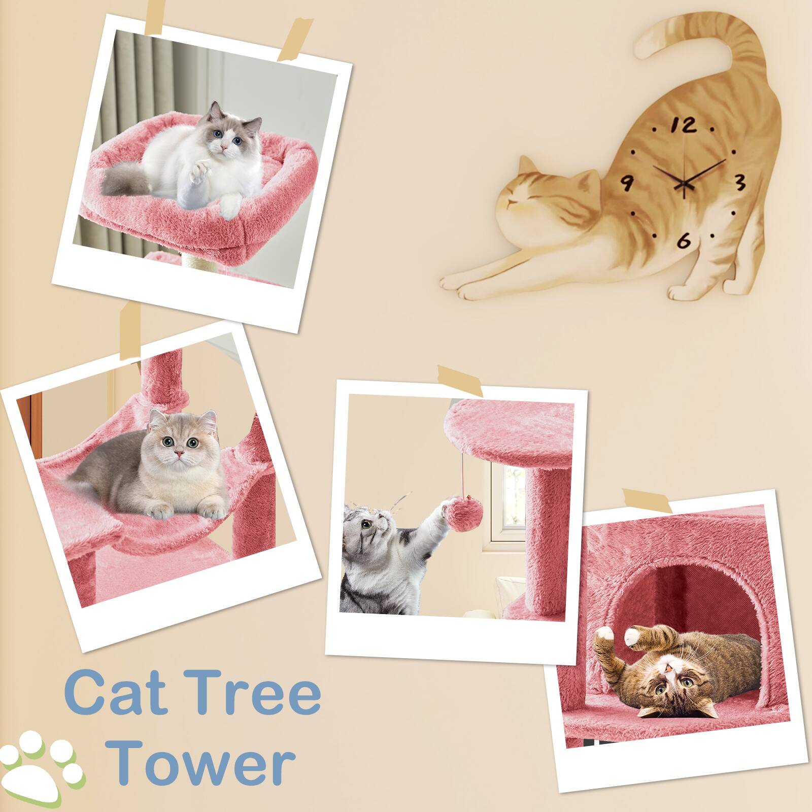 12 9 3 6  
Cat Tree Tower