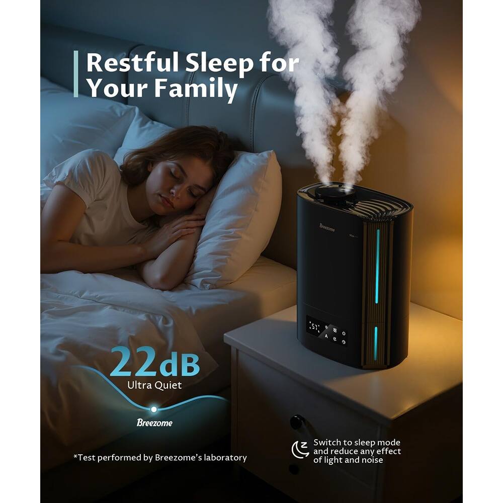 Restful Sleep for Your Family

22dB Ultra Quiet

*Test performed by Breezome's laboratory

Switch to sleep mode and reduce any effect of light and noise