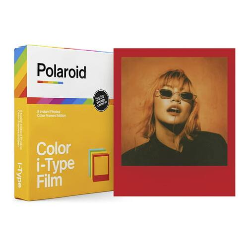 Polaroid  
Color i-Type Film  
8 Instant Photos  
Color Frames Edition  
i-Type