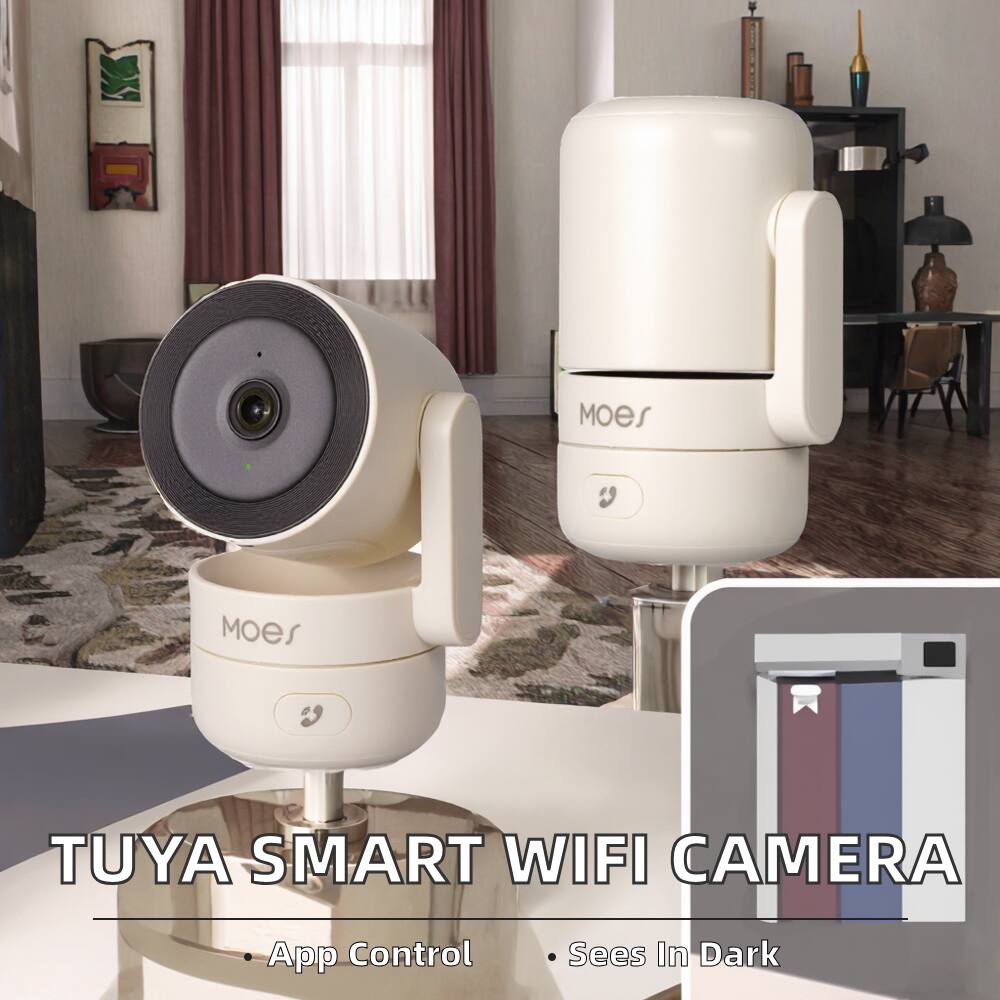 TUYA SMART WIFI CAMERA  
- App Control  
- Sees In Dark