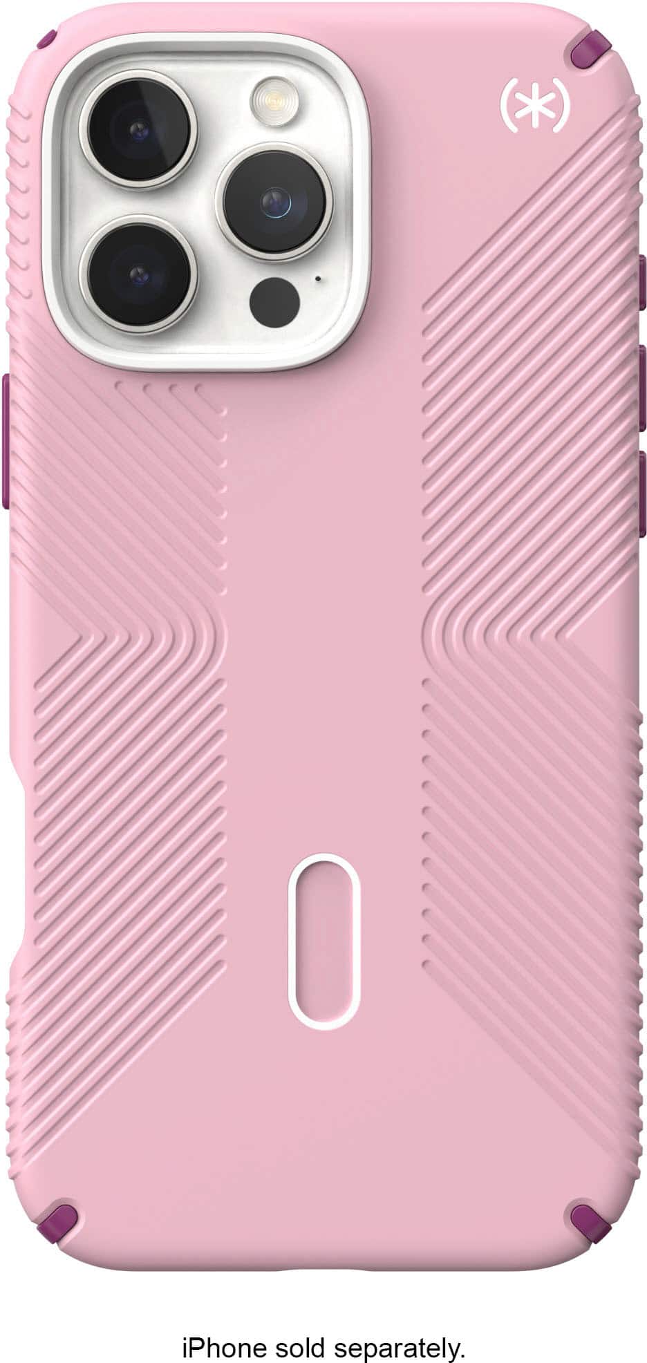 Speck - Presidio2 Grip ClickLock Case with MagSafe for Apple iPhone 16 Pro Max - Wednesday Pink - Front_Zoom