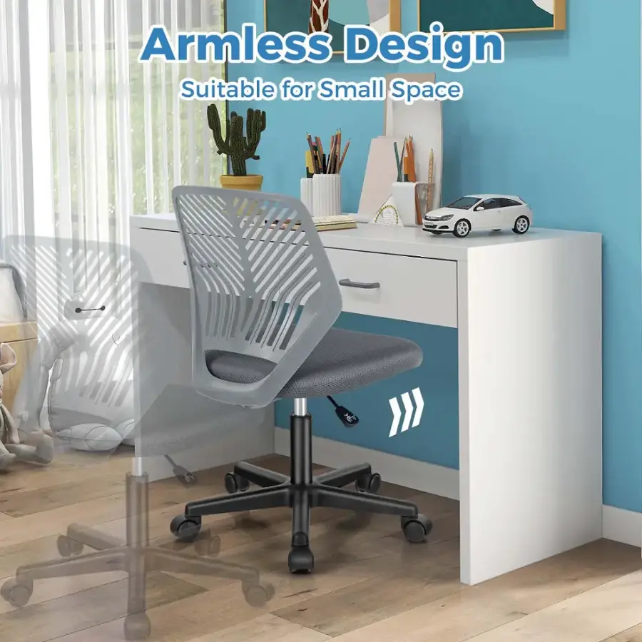 Armless Design Suitable for Small Space