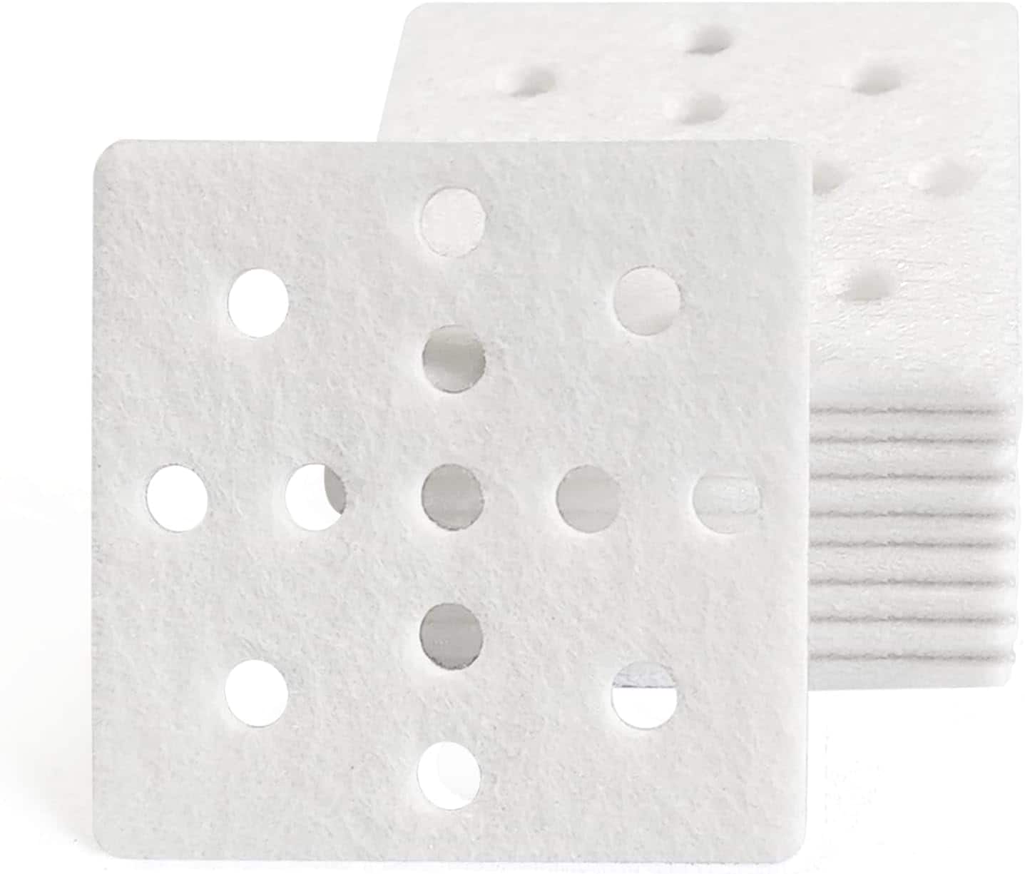 Front. Livatro - 10-Pack Humidifier Replacement Filters, Mineral Absorption Pads, Exclusively for 6001 Model - White.