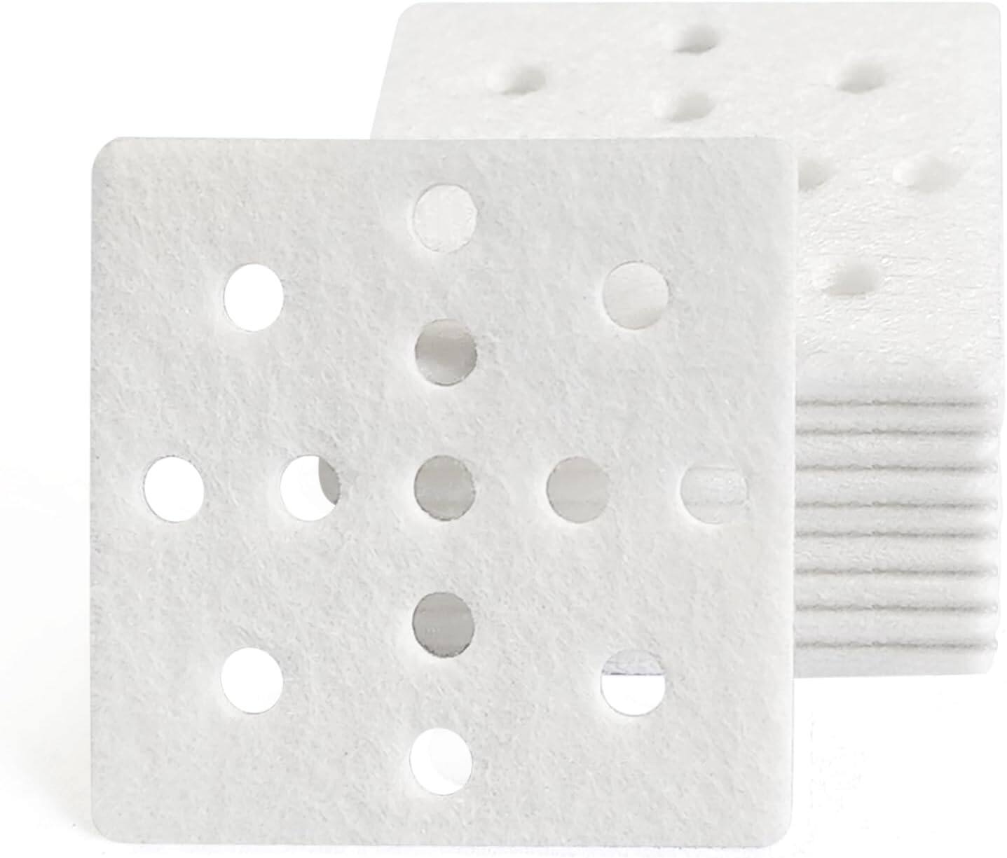 Front. Livatro - 10-Pack Humidifier Replacement Filters, Mineral Absorption Pads, Exclusively for 6001 Model - White.