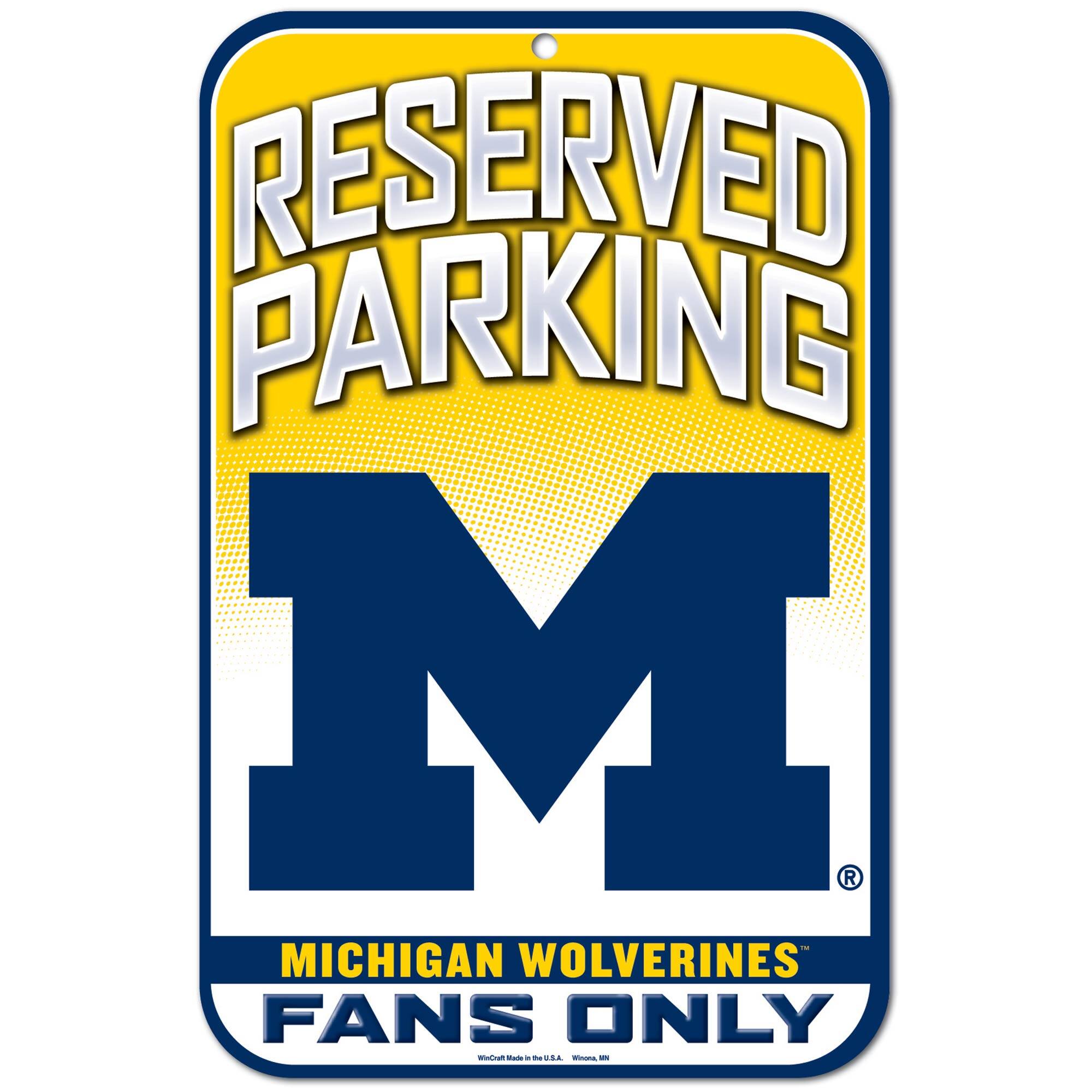 Michigan Wolverines 11" x 17" Indoor/Outdoor Sign
