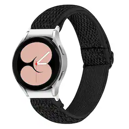 StrapsCo - Comfort Stretch Band Watch Strap For Samsung Galaxy Watch 7 - Black