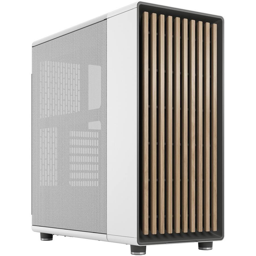 Alt View 7. Fractal Design - Fractal Design North Computer Case - Mid-tower - Chalk White - Mesh, Steel - 5 x Bay - ATX, Micro ATX, Mini ITX - White.