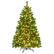 Front. Costway - 4.5Ft Pre-Lit Artificial Christmas Tree with Sturdy Metal Stand Pine Cones and Red Berries - Green.