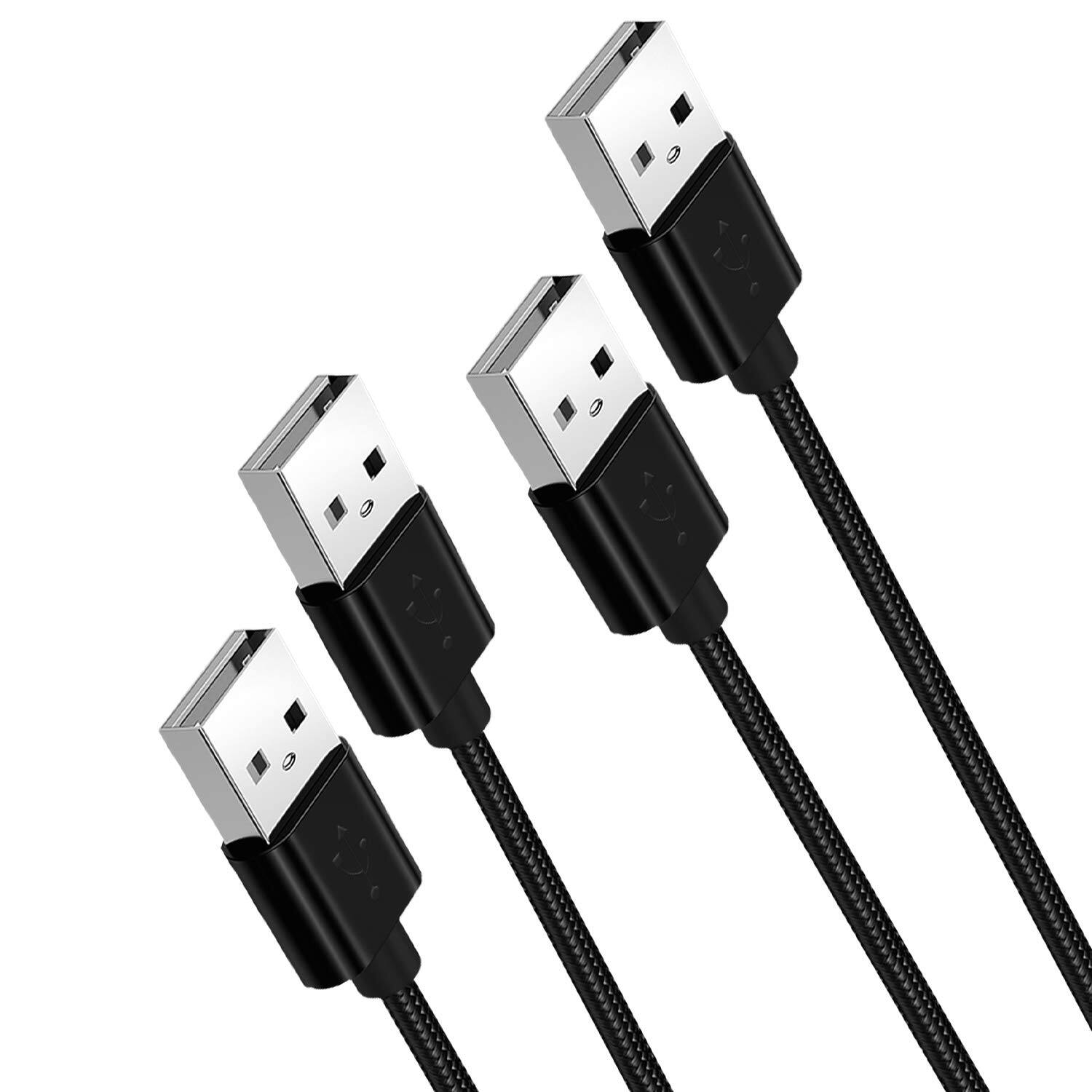 Alt View 2. HongFei - Gaming Laptop Cooling Pad and 2 USB A to A Cable Set - Black.