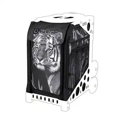 Front. Zuca - Zuca Tiger Sport Insert Bag (Frame Sold Separately) - Gray.