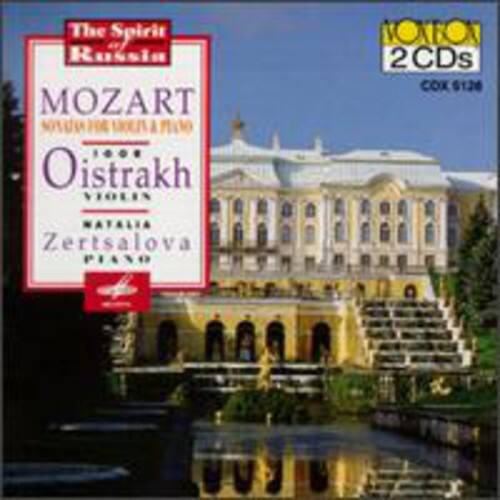 The Spirit of Russia  
MOZART  
Oistrakh  
VIOLIN  
Natalia Zertsalova  
PIANO  
2 CDs  
COX $126