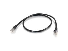 Cables to Go - C2G 10290 Cat6 Cable - Snagless Unshielded Ethernet Network Patch Cable, TAA Compliant, Black (1 Foot, 0.30 Meters)