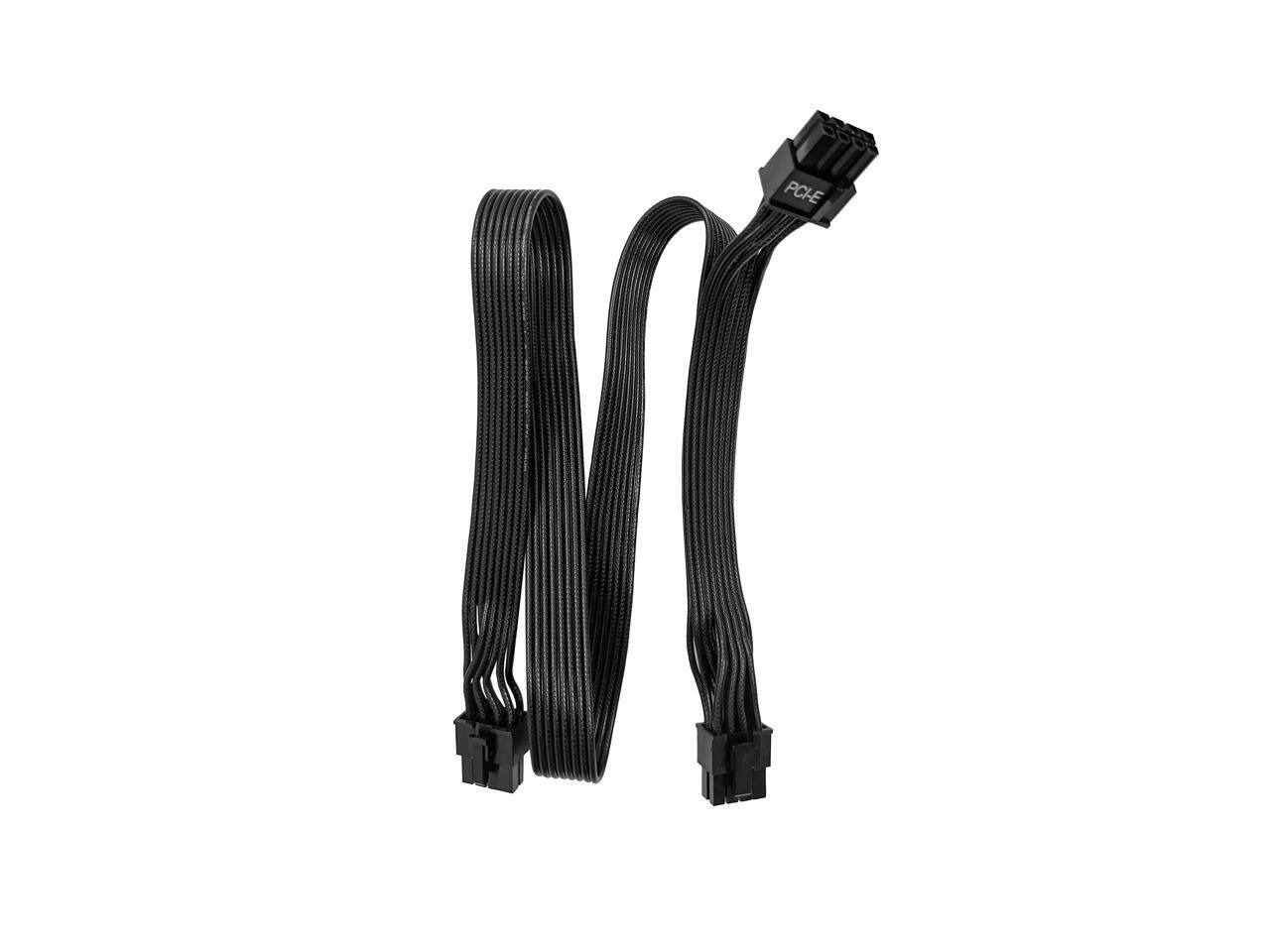Alt View 1. Rosewill - Rosewill PCIe 8 pin to 2 x 8 (6+2) pin Cable (Dual Connector) for CMG & VSB series, 650mm.
