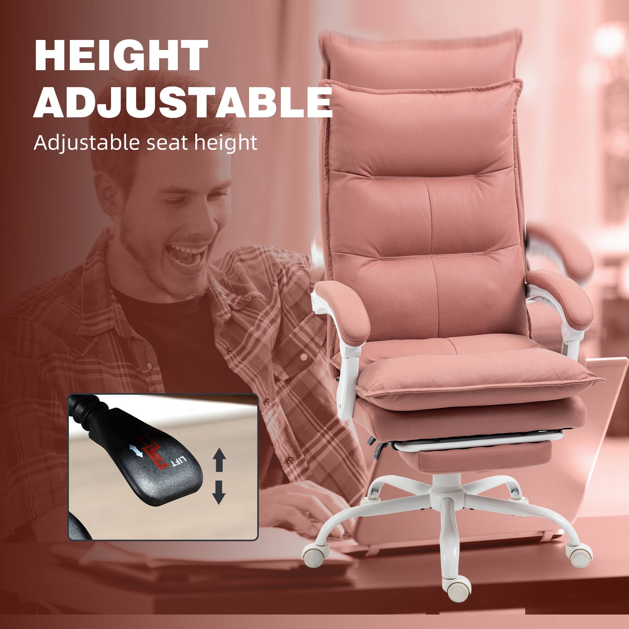 HEIGHT ADJUSTABLE
Adjustable seat height
I LIFT