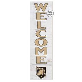 Jardine - Army Black Knights 10'' x 35'' Indoor/Outdoor Welcome Sign - White