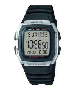 Casio - Men's Classic Digital Watch with Strap - W-96H-1AV - Black