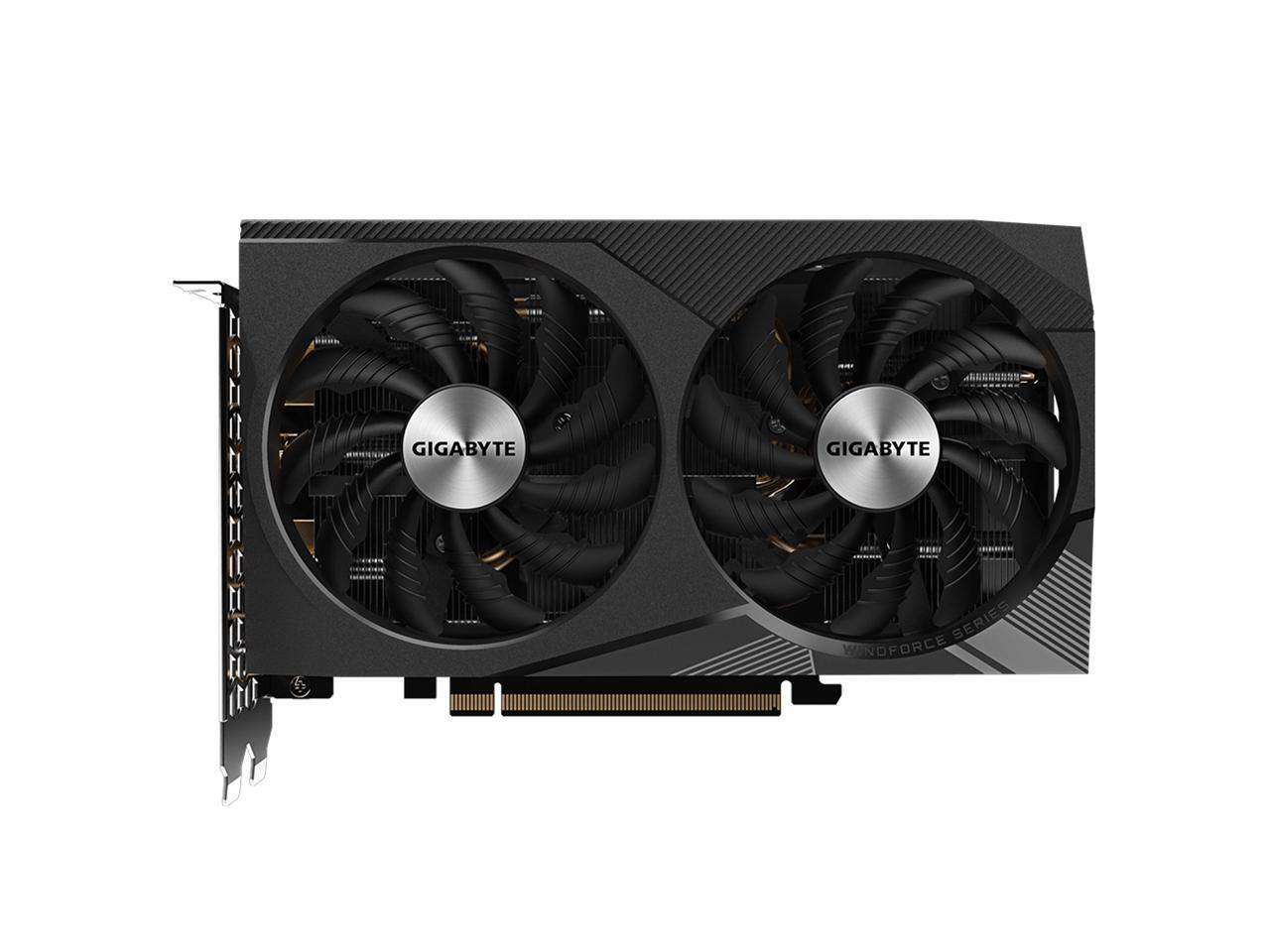 GIGABYTE - WINDFORCE OC GeForce RTX 3060 12GB GDDR6 PCI Express 4.0 x16 ATX Graphics Card GV-N3060WF2OC-12GD REV2.0