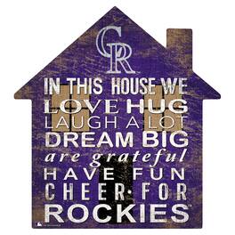 Fan Creations - Colorado Rockies 12'' Team House Sign - Multicolor