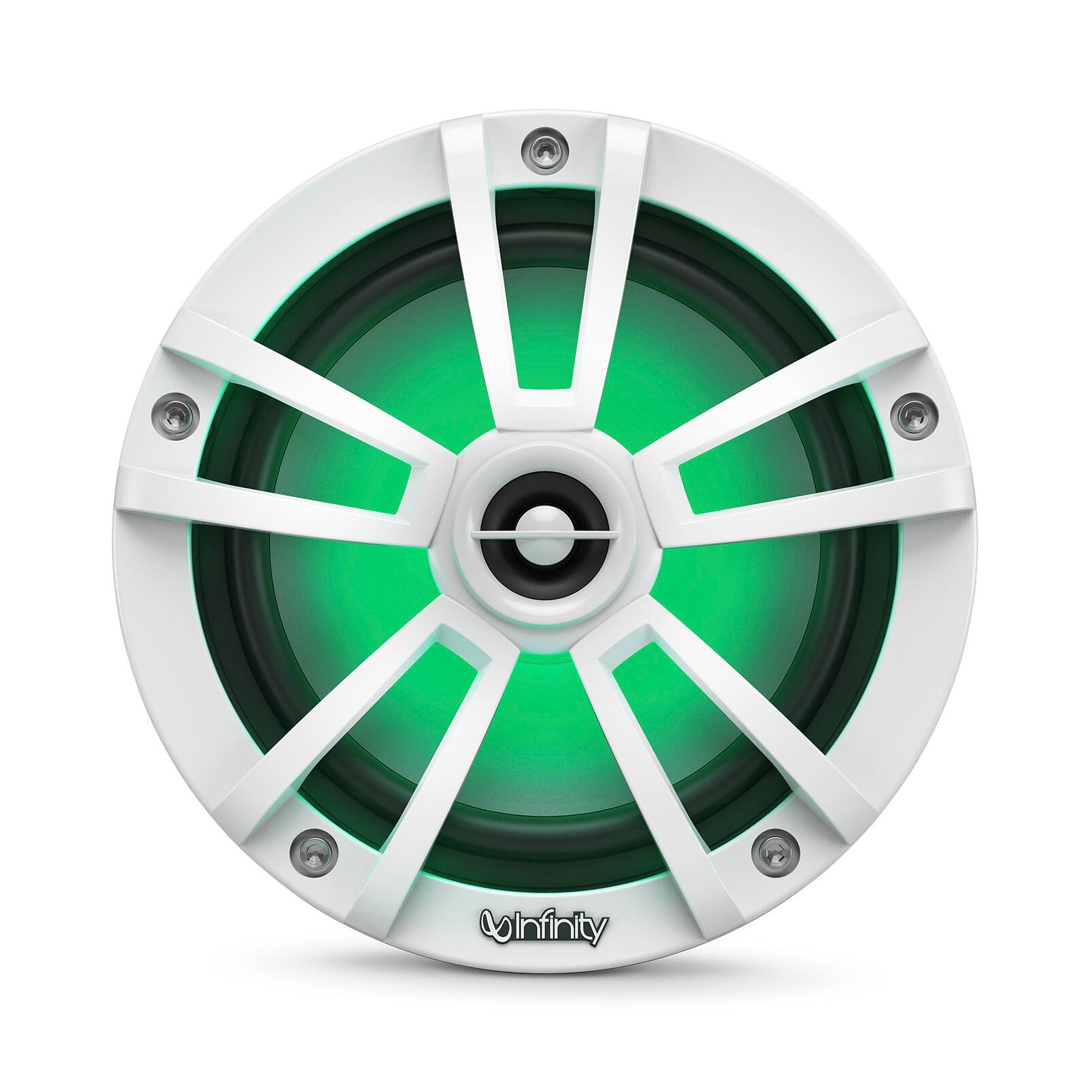 Alt View 10. Infinity - INFINITY 622MLW 6.5" 2 way marine speaker with RGB lighting - White - White.