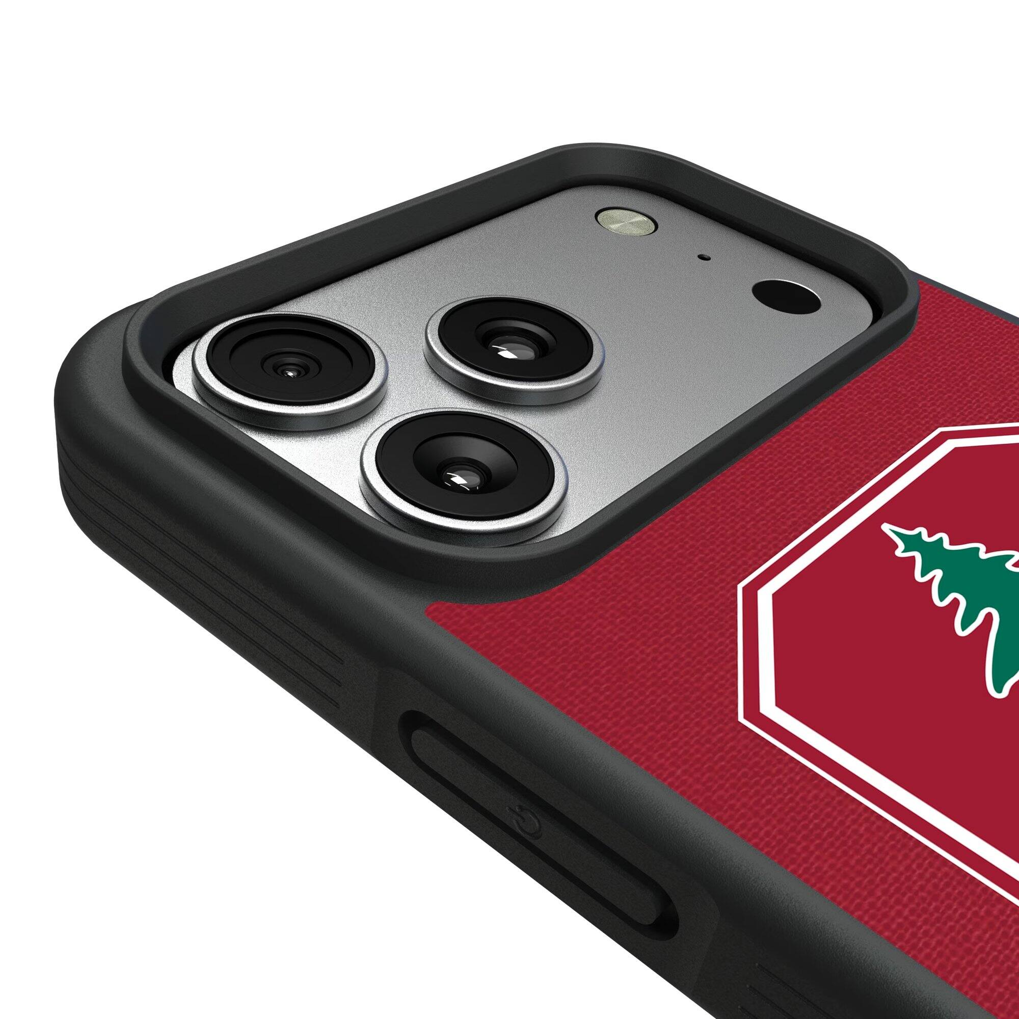 Alt View 2. Keyscaper - Stanford Cardinal iPhone Solid Design Bump Case - 13 mini - Multicolor.