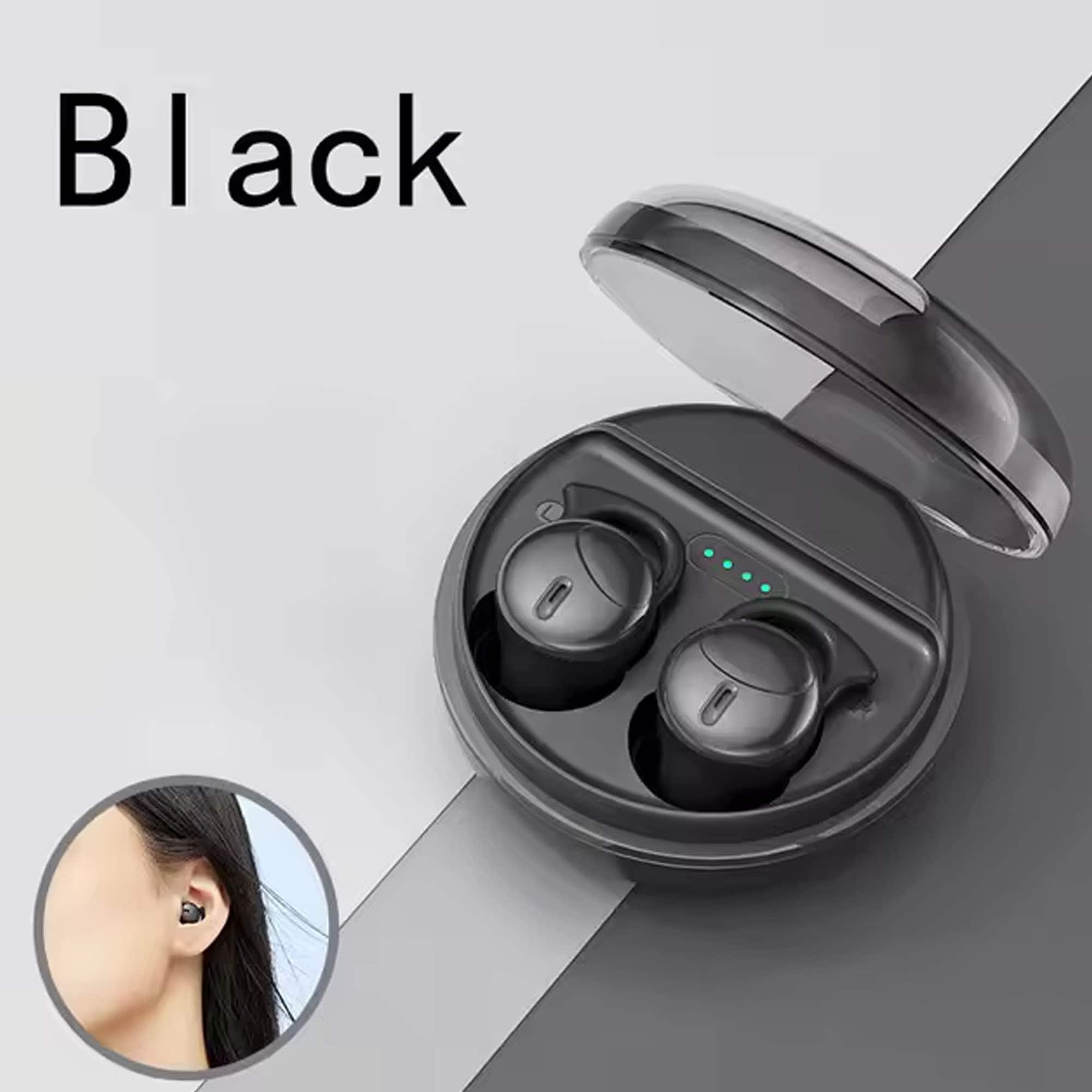 YONWAY - Sleep Headphones, Wireless Bluetooth Earphones, Noise Reduction Headset In-Ear Sleeping Earbuds for Small Ear Canals