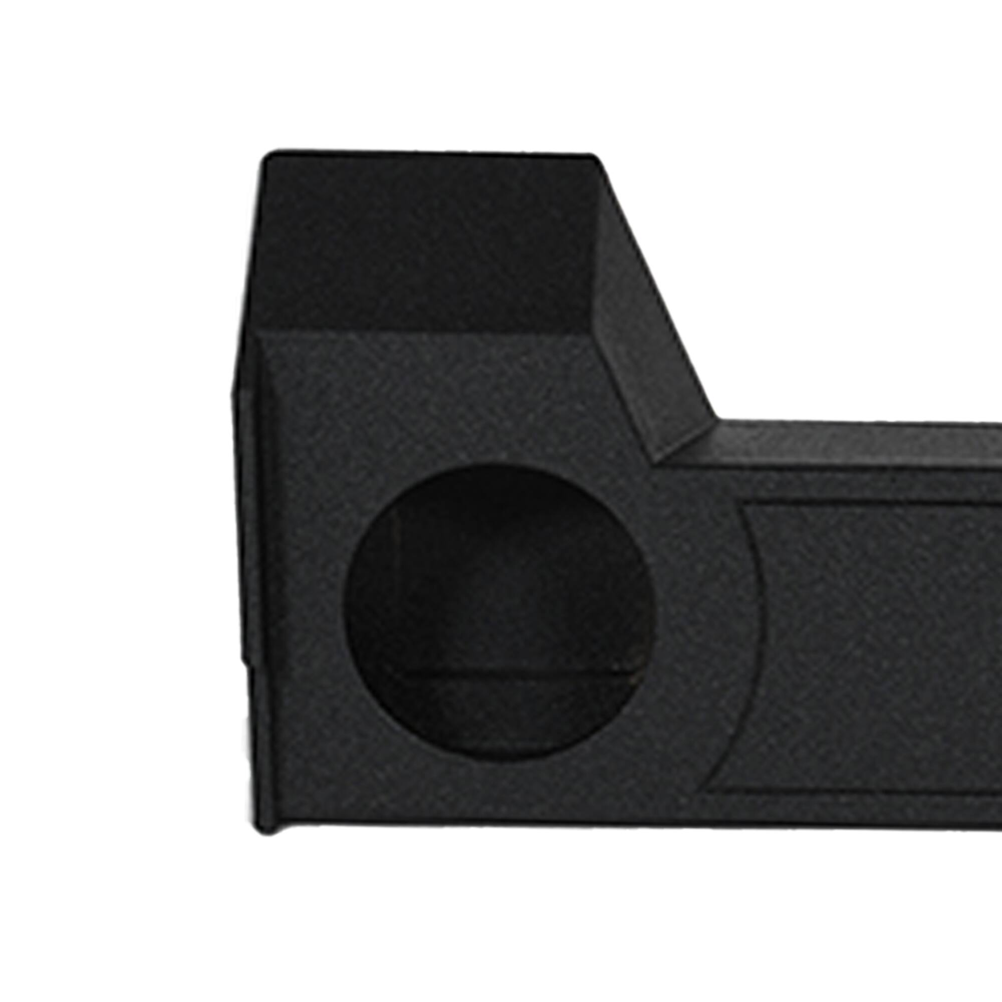 Alt View 5. QPower - QPower Dual 10" Subwoofer Enclosure for Dodge Ram Crew Cab & Quad Cab 2019-2026 - BED LINER BLACK.