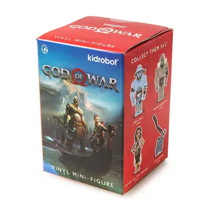 GOP kfdrobor X VINYL GOD OF WAR W MINI FIGURE ALL! THEM kidrobot COLLECT THEM ALL! VINYL MINI-FIGURE WITCH OF THE WOODS MINI-FIGURE LEVIATHAN WL VINYL MINI-FIGURE