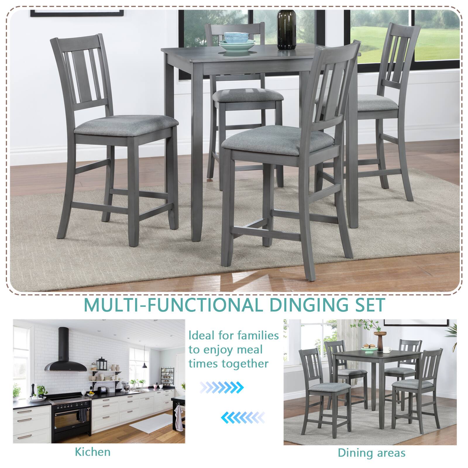 MULTI-FUNCTIONAL DINING SET

Ideal for families to enjoy meal times together

Kitchen

Dining areas