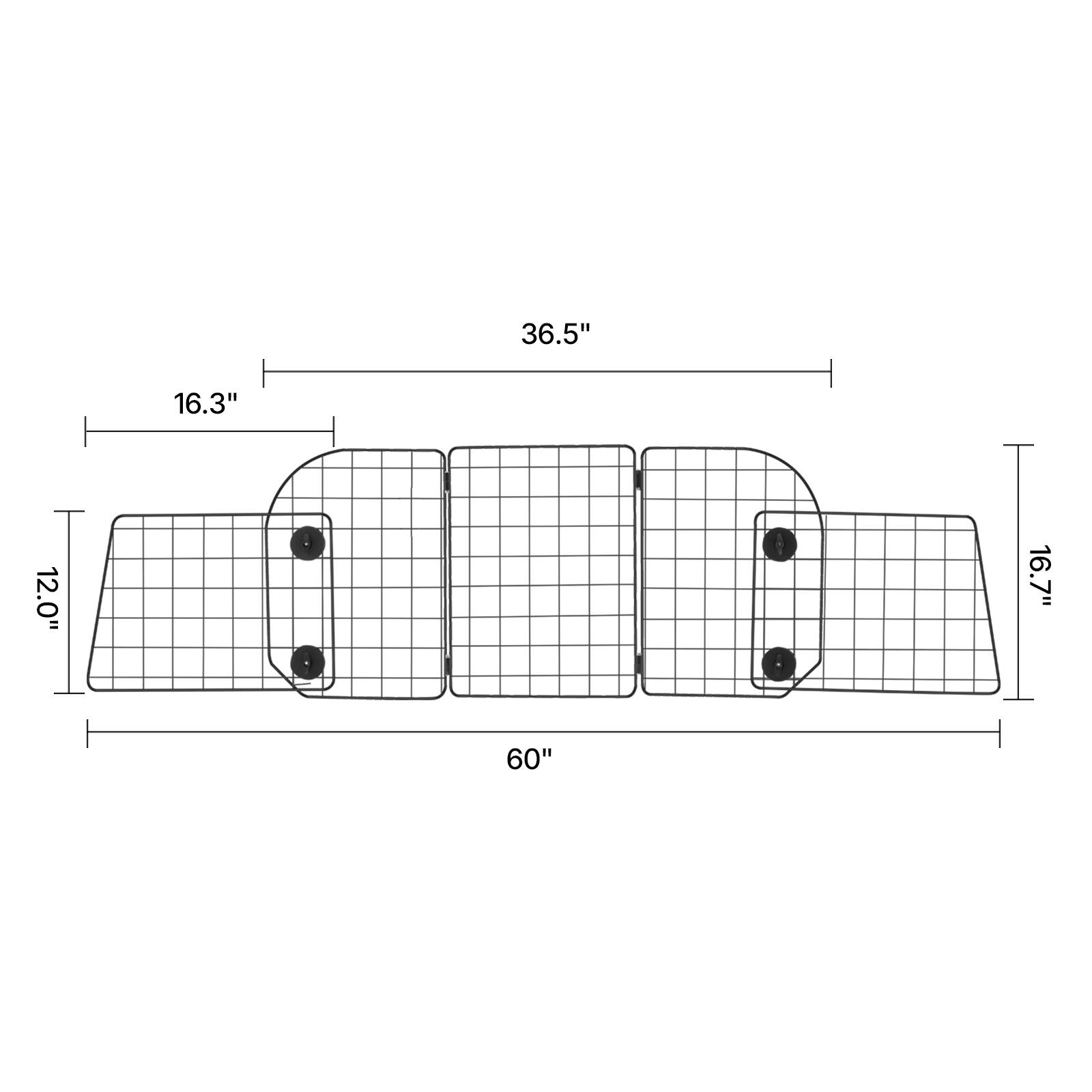 36.5"  
16.3"  
12.0"  
16.7"  
60"