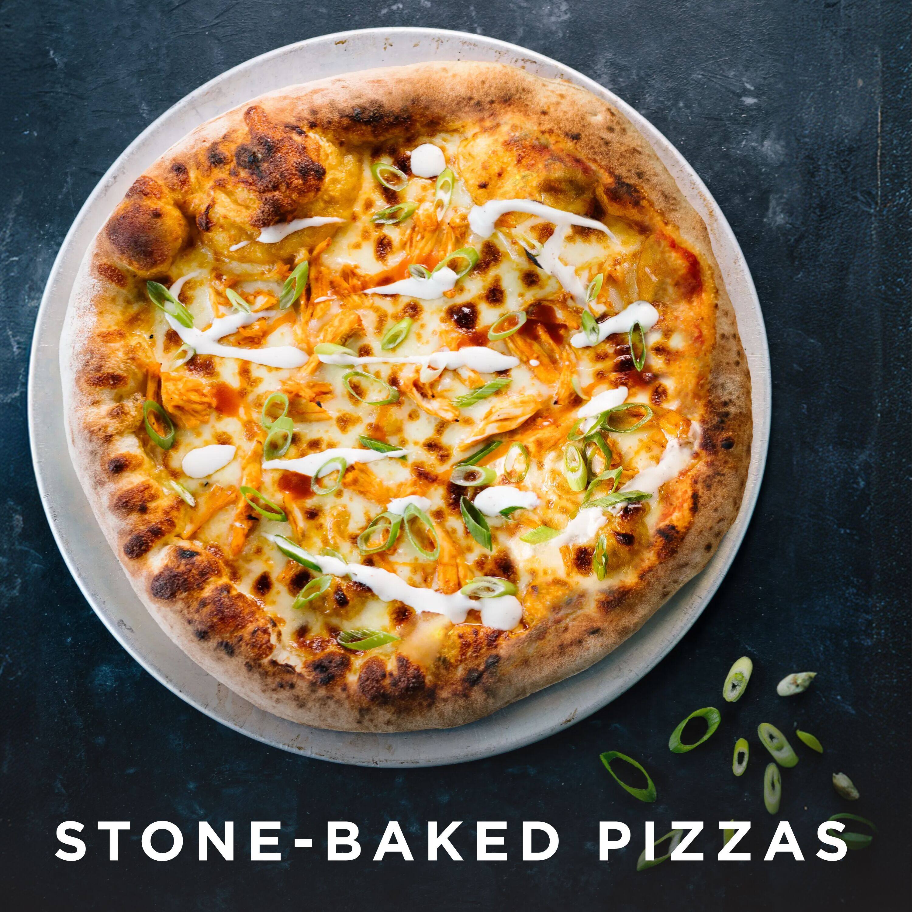 STONE-BAKED PIZZAS