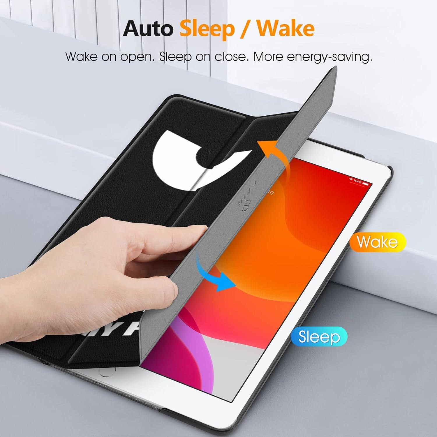 Auto Sleep / Wake  
Wake on open. Sleep on close. More energy-saving.