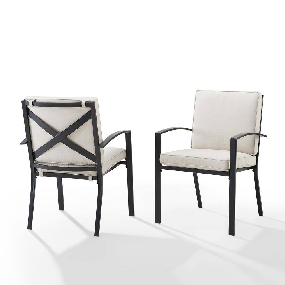 Alt View 2. Crosley Furniture - Kaplan 2Pc Outdoor Dining Chair Set - 2 Chairs - Oatmeal.