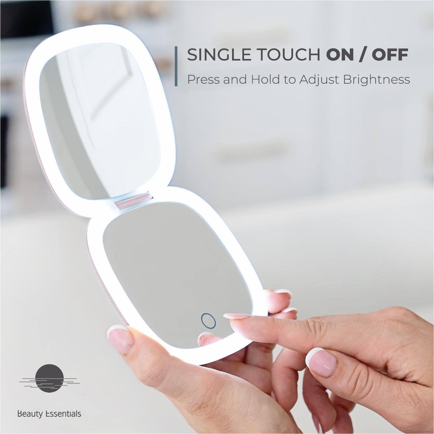 SINGLE TOUCH ON / OFF  
Press and Hold to Adjust Brightness  

Beauty Essentials