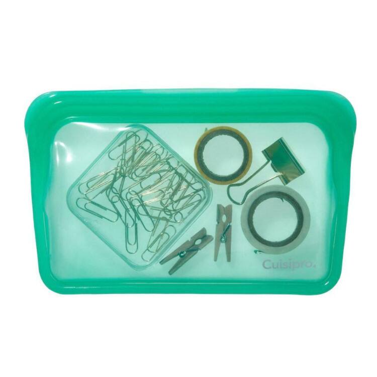 Left. Cuisipro - Cuisipro Green Silicone Pack-it Bag, Pack of 20.