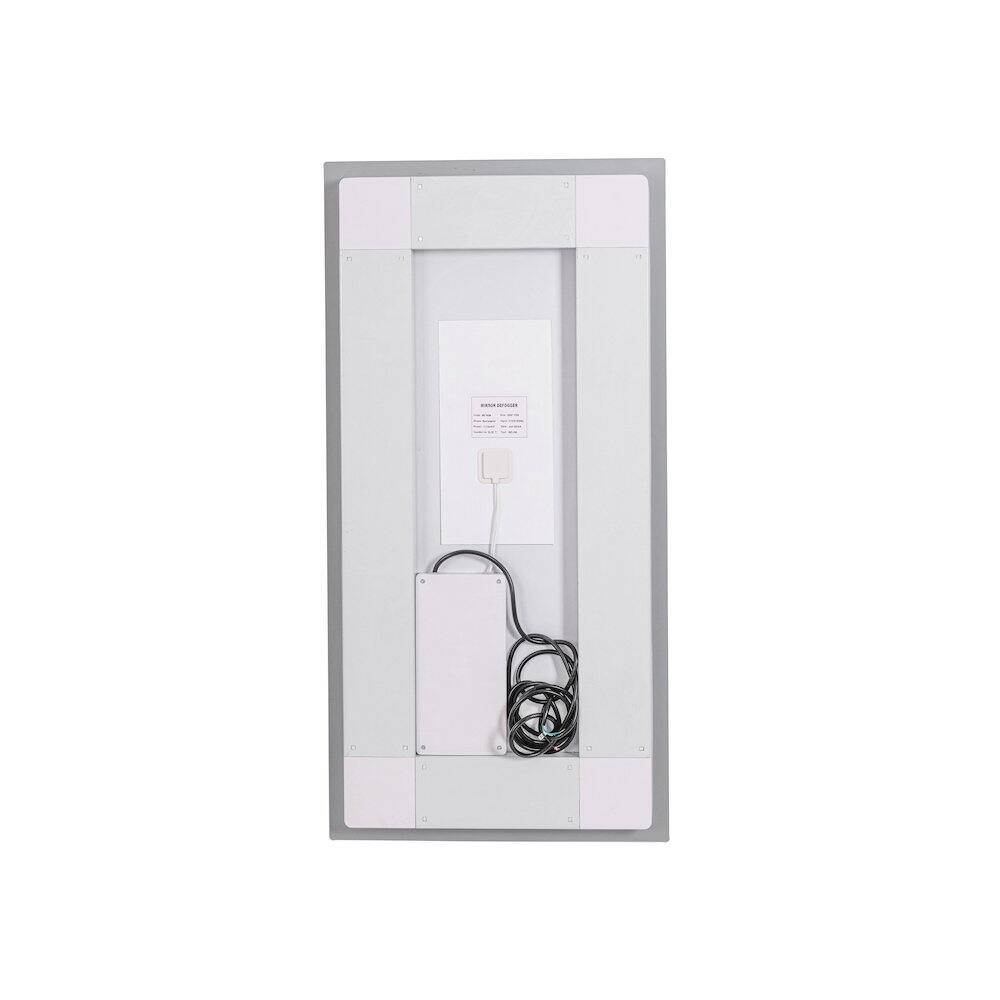 Angle. Elegant Kitchen and Bath - Riven 30X20 Led Mirror, Adjustable Color 3000K/4200K/6400K - White.