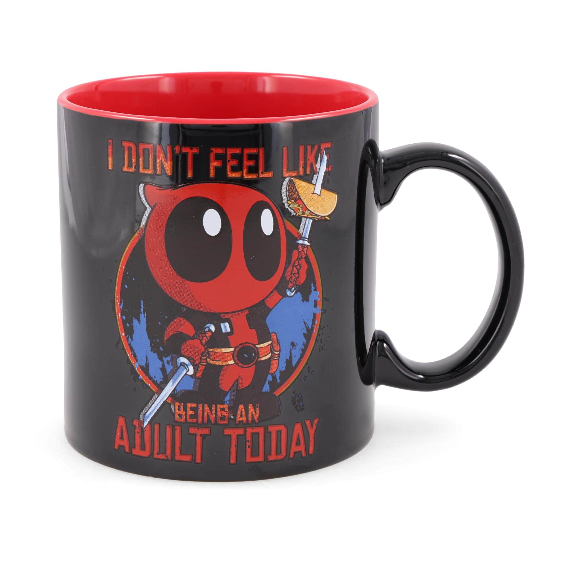 "Marvel - Deadpool ""Don't Feel Like Being An Adult"" Ceramic Mug | Holds 20 Ounces - Black" price history on PriceWatchPro