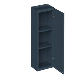 Boyel Living - 18-in W x 36-in H x 12-in D Shaker RTA Kitchen Wall Cabinet with Soft-Close - Charcoal Blue