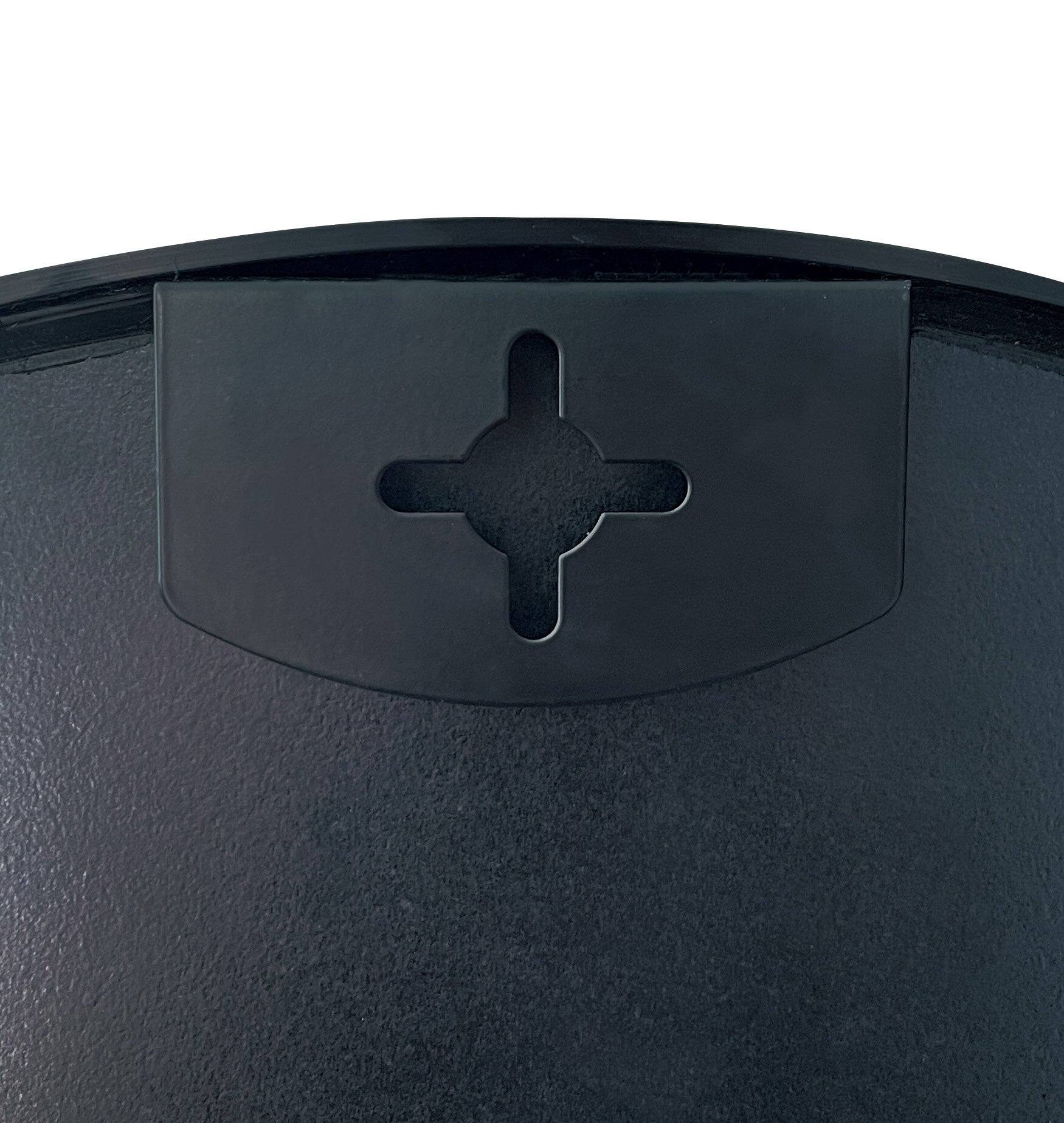 Alt View 8. BreeBe - 20x30 Inch Black Metal Framed Arched Bathrrom Mirror for Wall. - Black.