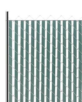 VEVOR - Bottom Locking Privacy Slats, Double-Wall Vertical Bottom-Locking Slats for Chain-Link Fence - Green