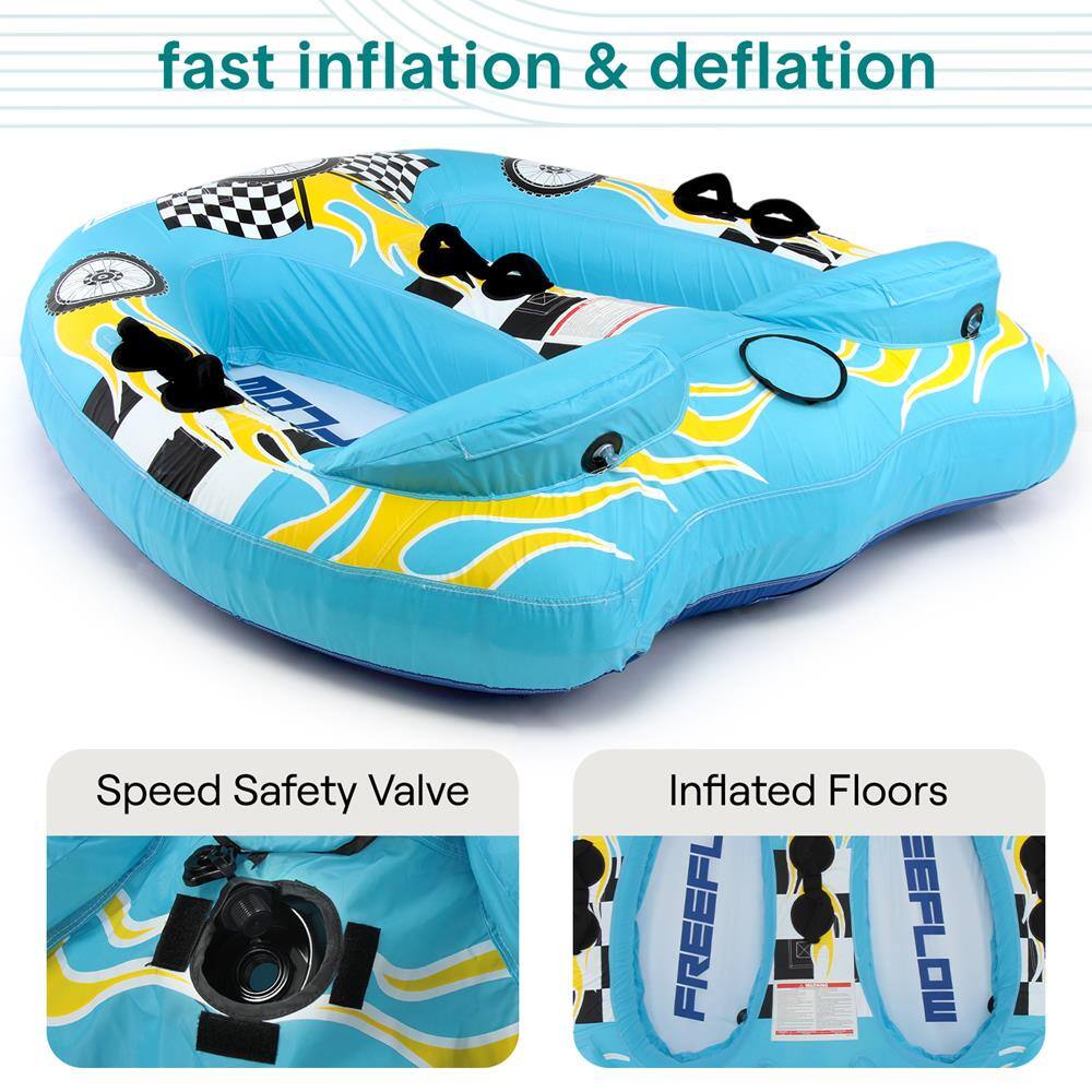 fast inflation & deflation

Speed Safety Valve

Inflated Floors

FREEFLOW