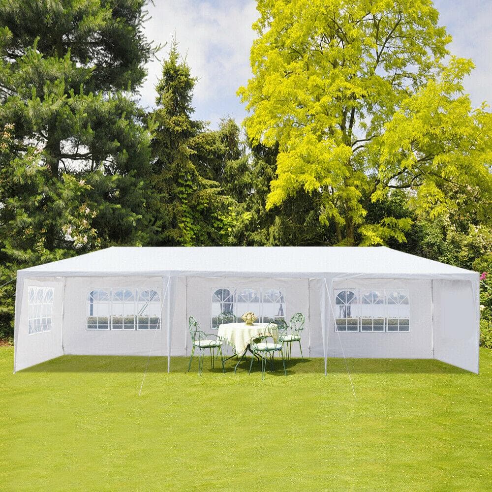 Winado - 10x30 Party Tent with 5 Removable Sidewalls for Parties, Weddings, BBQ, Baby Shower, Waterproof Outdoor Event Canopy