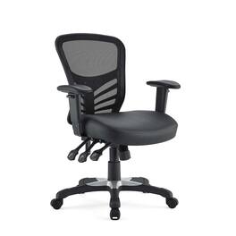 Articulate Vinyl Office Chair by Modway - Black