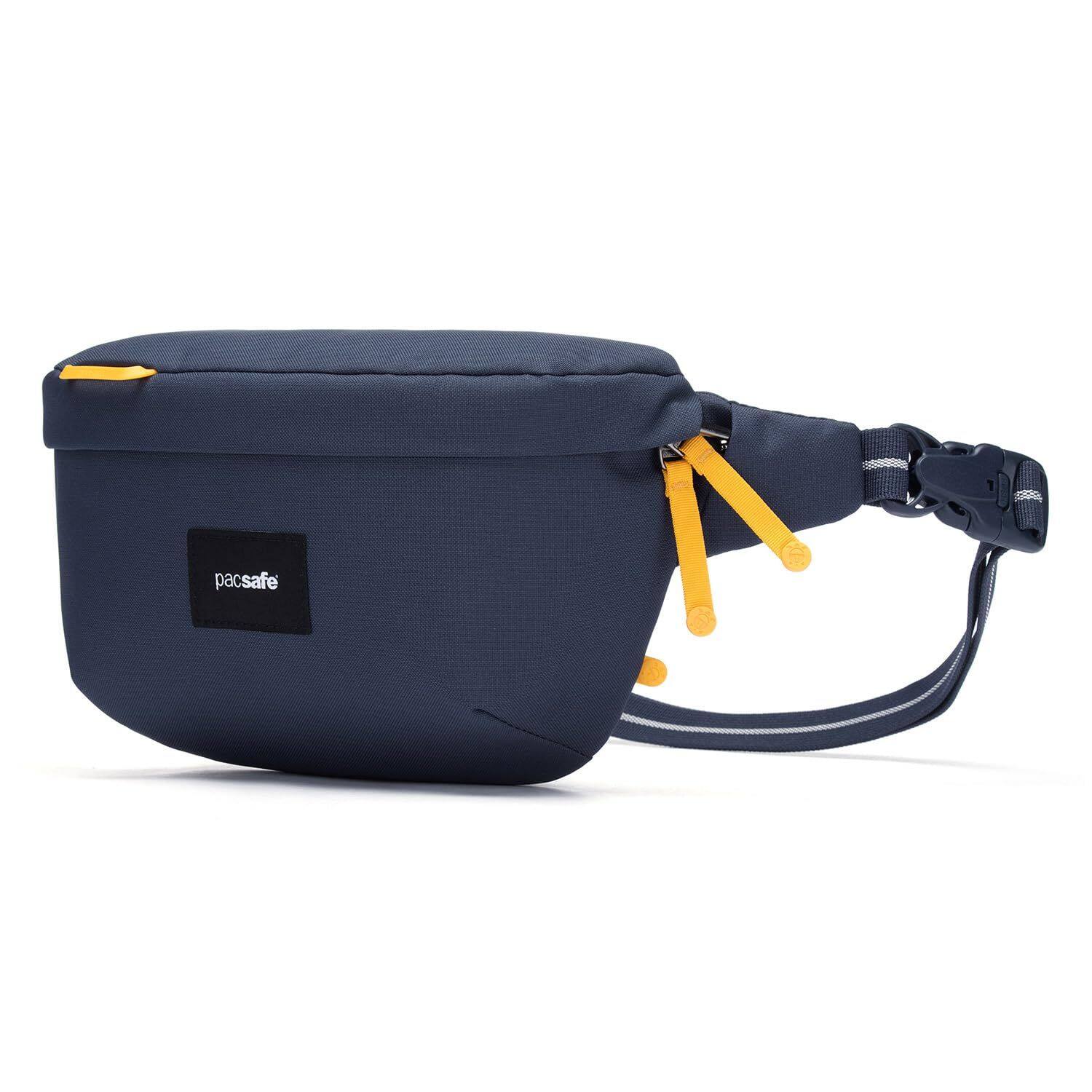 Left. Pacsafe - Go Anti Theft Sling Pack, Coastal Blue - Coastal Blue.