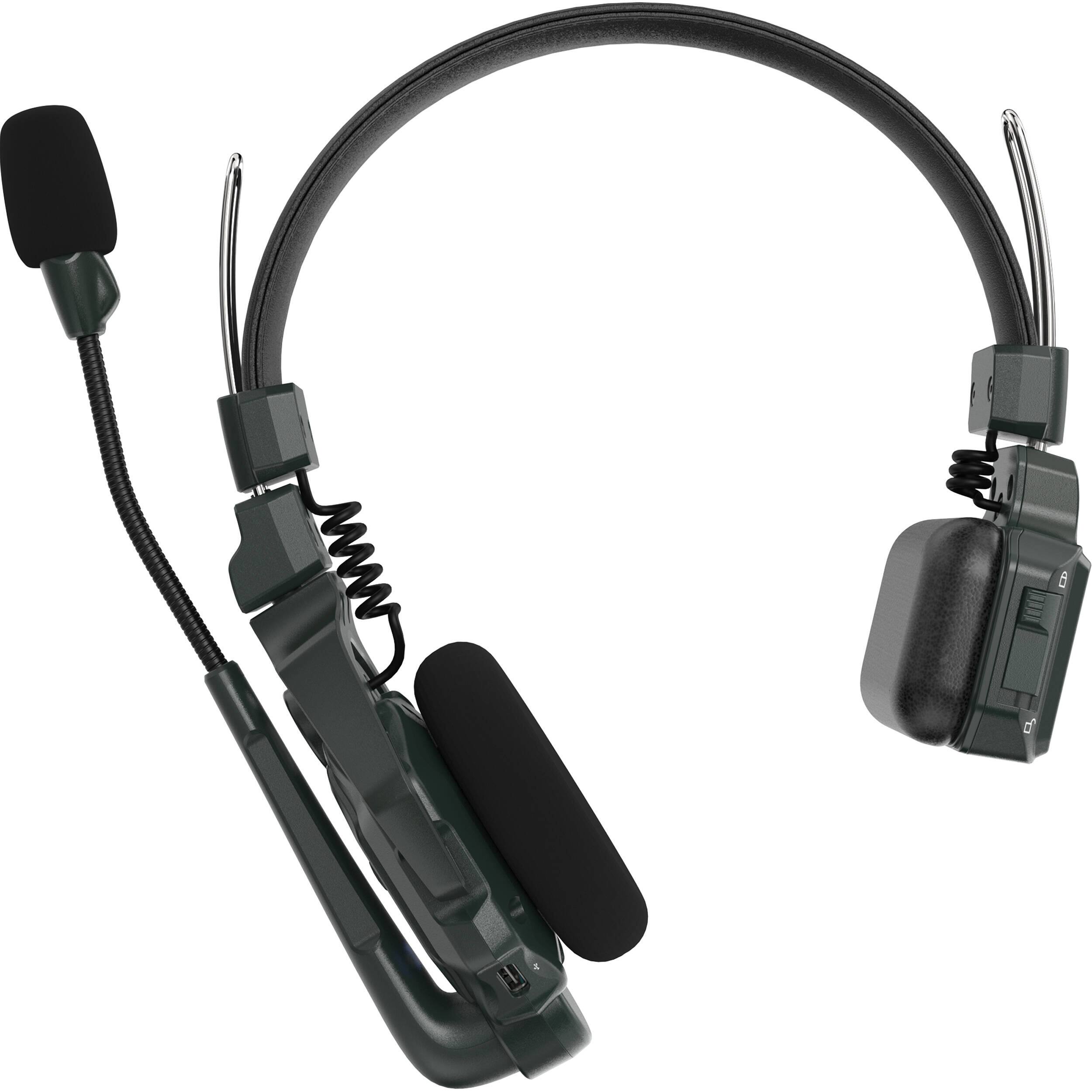 Alt View 5. HOLLYLAND - Hollyland Solidcom C1-2S Full-Duplex Wireless DECT Intercom System with 2 Headsets, 1.9 GHz, 1000ft Range, No Bodypack,.