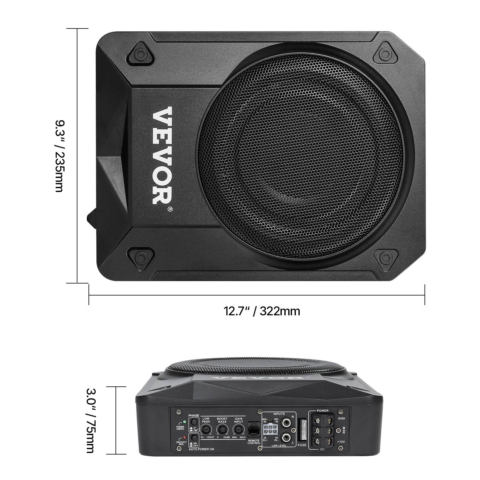 9.3" / 235mm  
VEVOR  
12.7" / 322mm  
3.0" / 75mm  
VEVOR POWER INPUTS PRUCE - LOW BOOST CAN ON/OFF PASS BASS NPLT M adidas OPEN & at 10000 C THEY - WHILE E 5 NOTE K. PRODUCT +12V & OK COOKIER 0% FULL A PORK LOWER COM AUTOPOWER ON DC