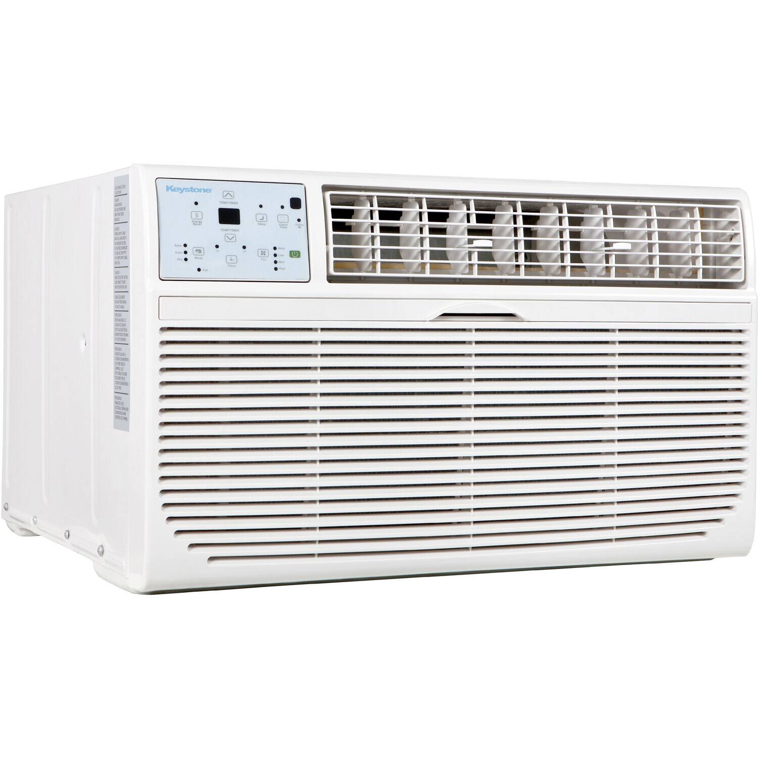 Alt View 5. Keystone - 450 Sq. Ft. 10,000 BTU 230V In Wall Air Conditioner with Follow Me LCD Remote Control - White.