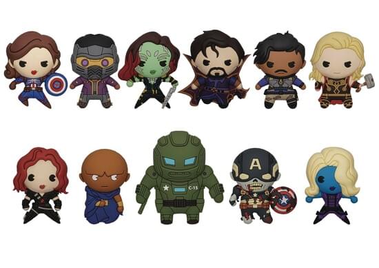 Alt View 10. Monogram - Marvel What If? 3D Foam Bag Clip | One Random - Blue.